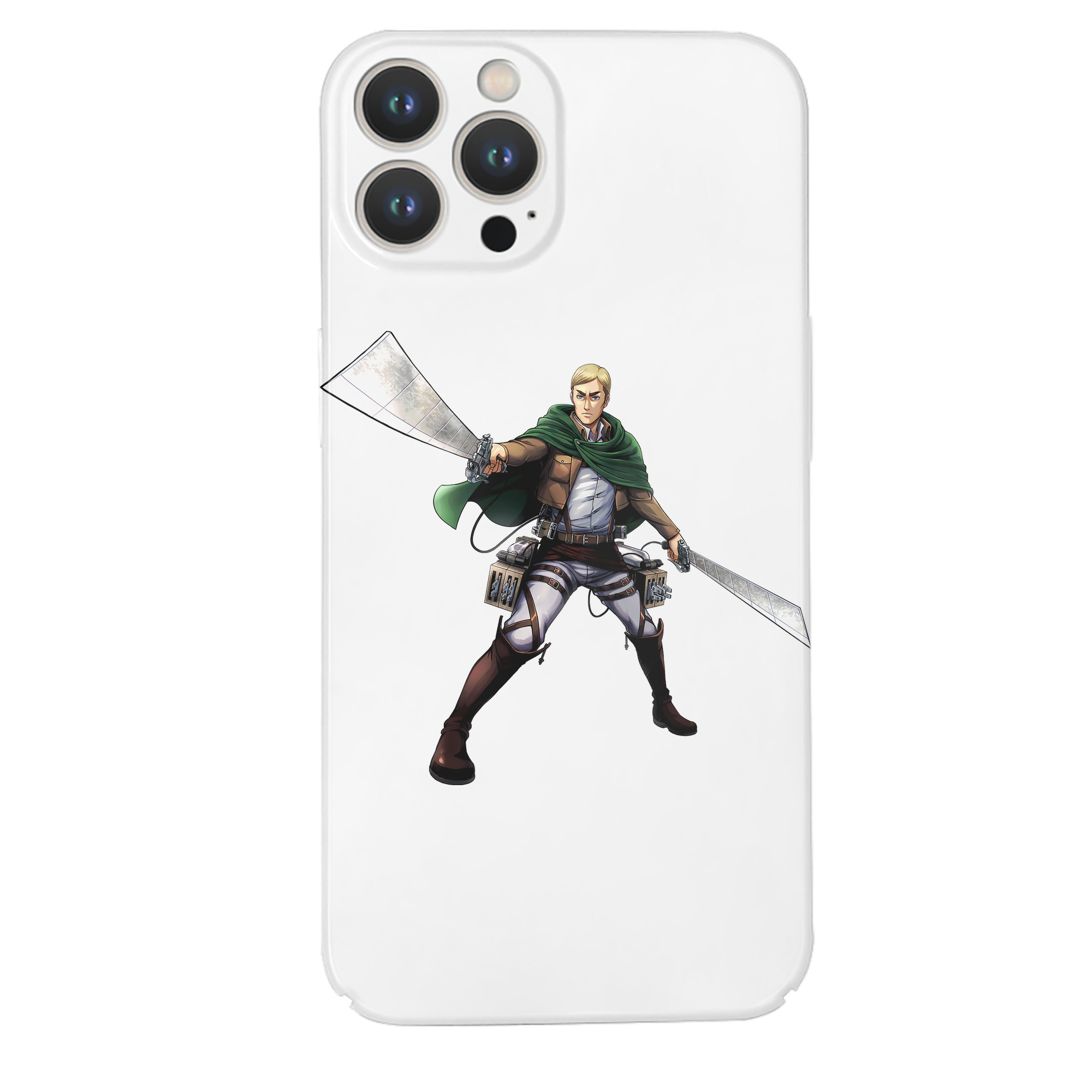 （画像用） 進撃の巨人 エルヴィン・スミス Attack on Titan Erwin Smith 【iPhone 14シリーズ対応】ハードケース